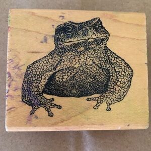 vtg Rare Toad? Frog? Rubber Stamp